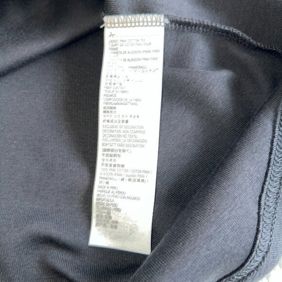 Kirkland Signature Black V Neck T-Shirt Womens XL Extra Large Top - Picture 8 of 10